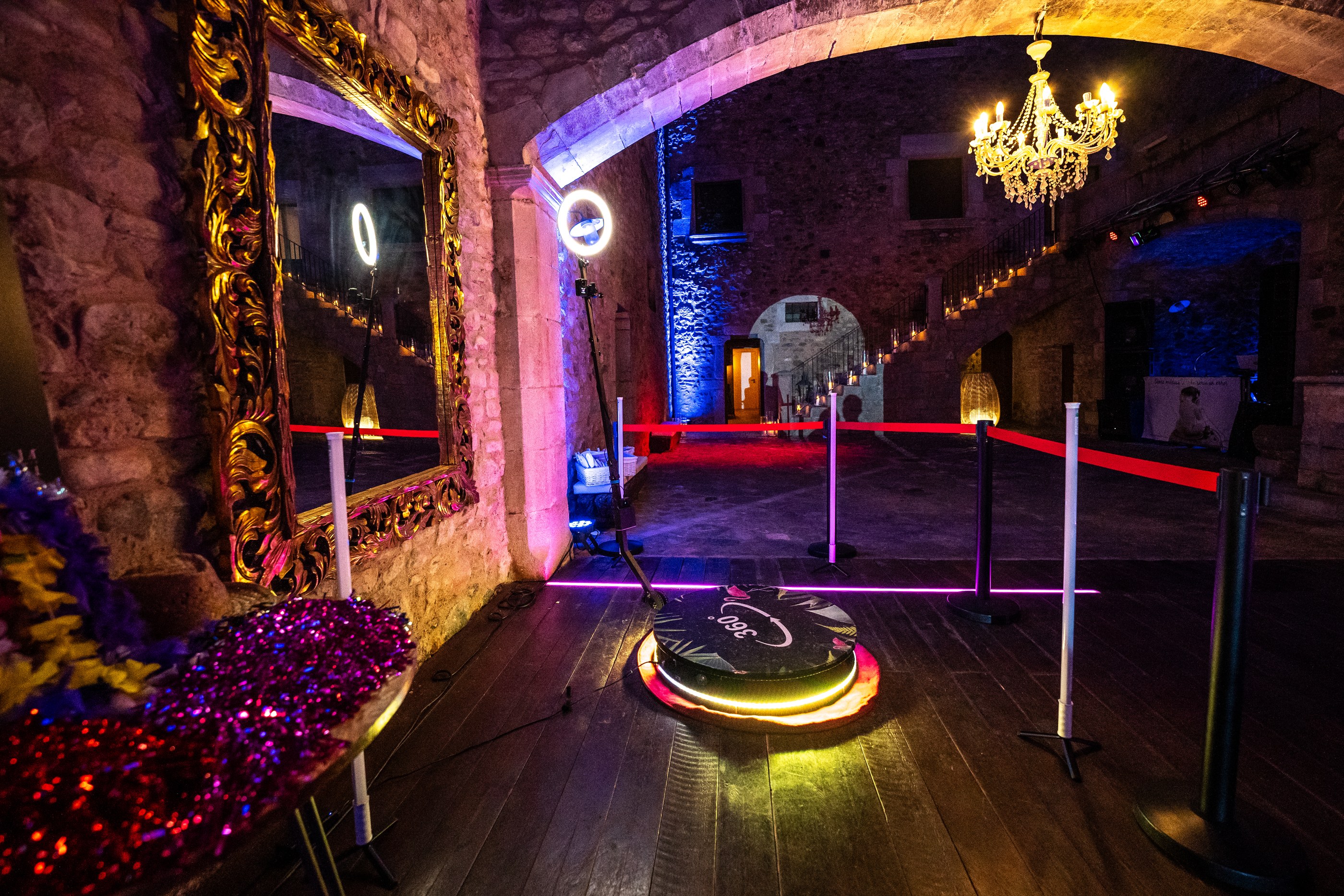 Montaje real de la máquina 360 de IM EVENTS